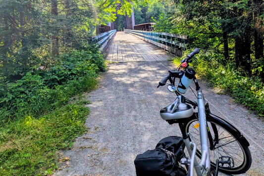 Carnet de vélo : Reconnecter – Nathalie à Arundel, Laurentides