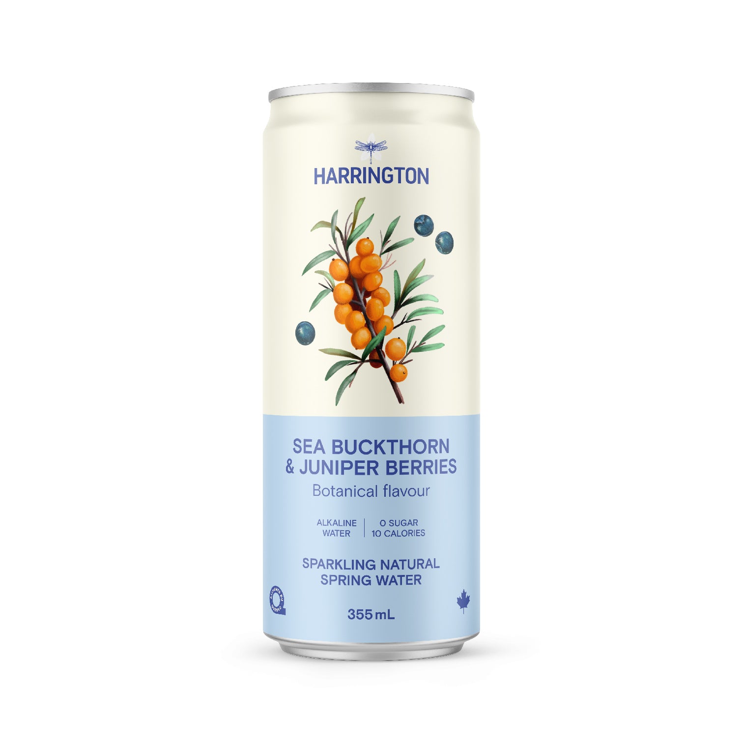 Botanical sparkling water with sea buckthorn & juniper berries_Harrington