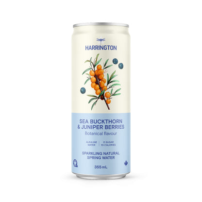 Botanical sparkling water with sea buckthorn & juniper berries_Harrington