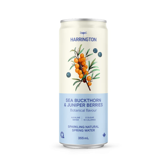 Botanical sparkling water with sea buckthorn & juniper berries_Harrington