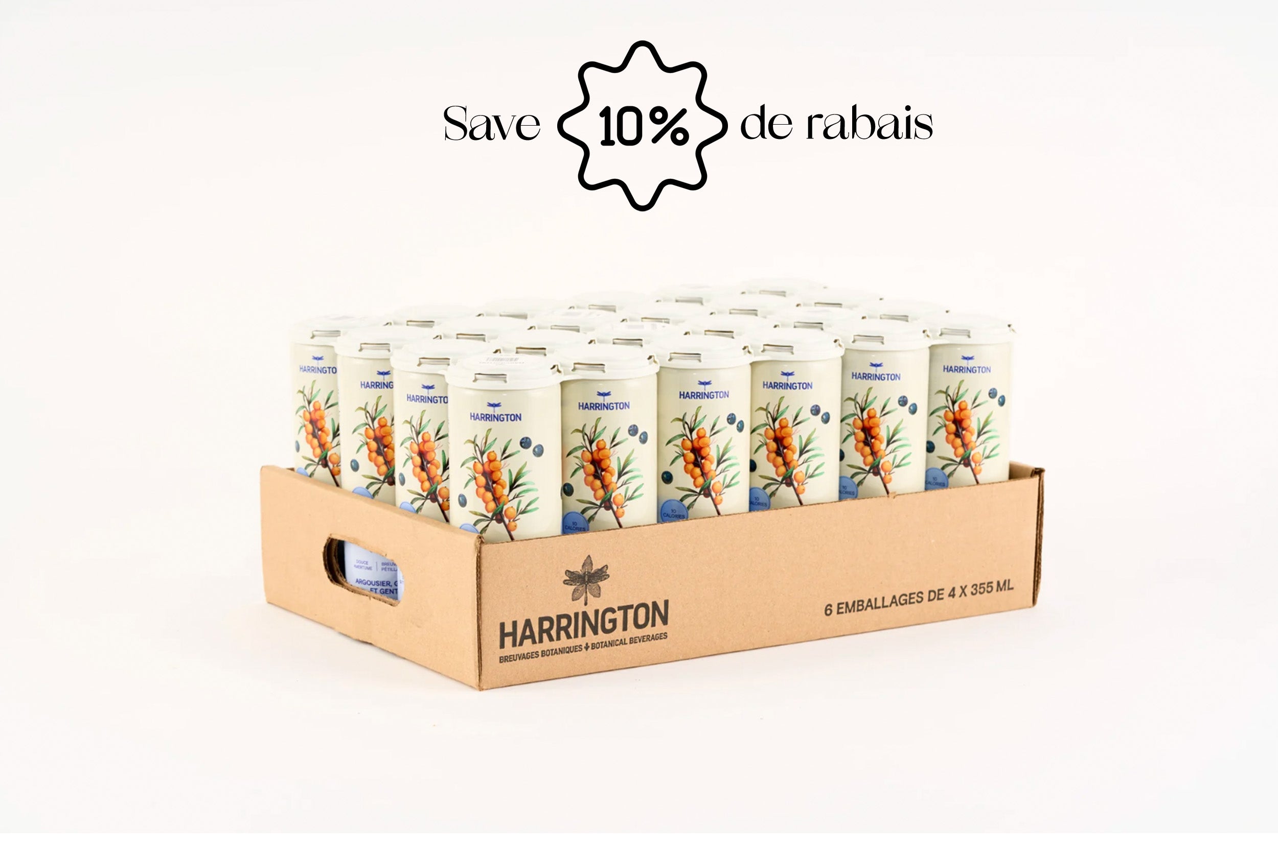 Alcohol-free tonic cocktail Sea buckthorn & Juniper berry