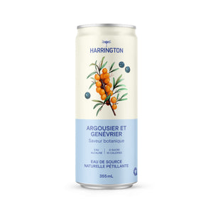 Eau pétillante botanique argousier & Baie de genévrier_Harrington