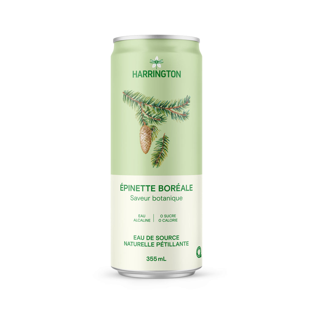 Eau pétillante botanique épinette douce_harrington