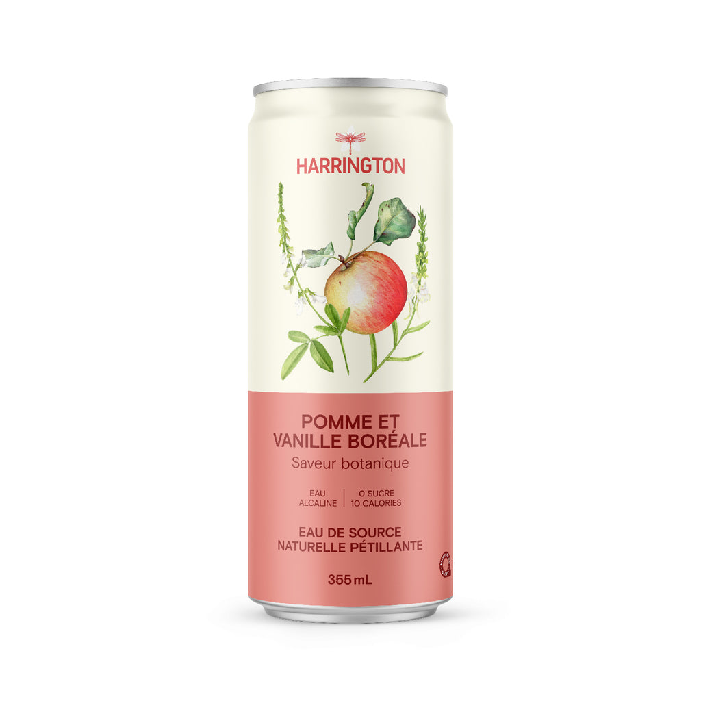 Eau pétillante botanique pomme & vanille boréale_harrington
