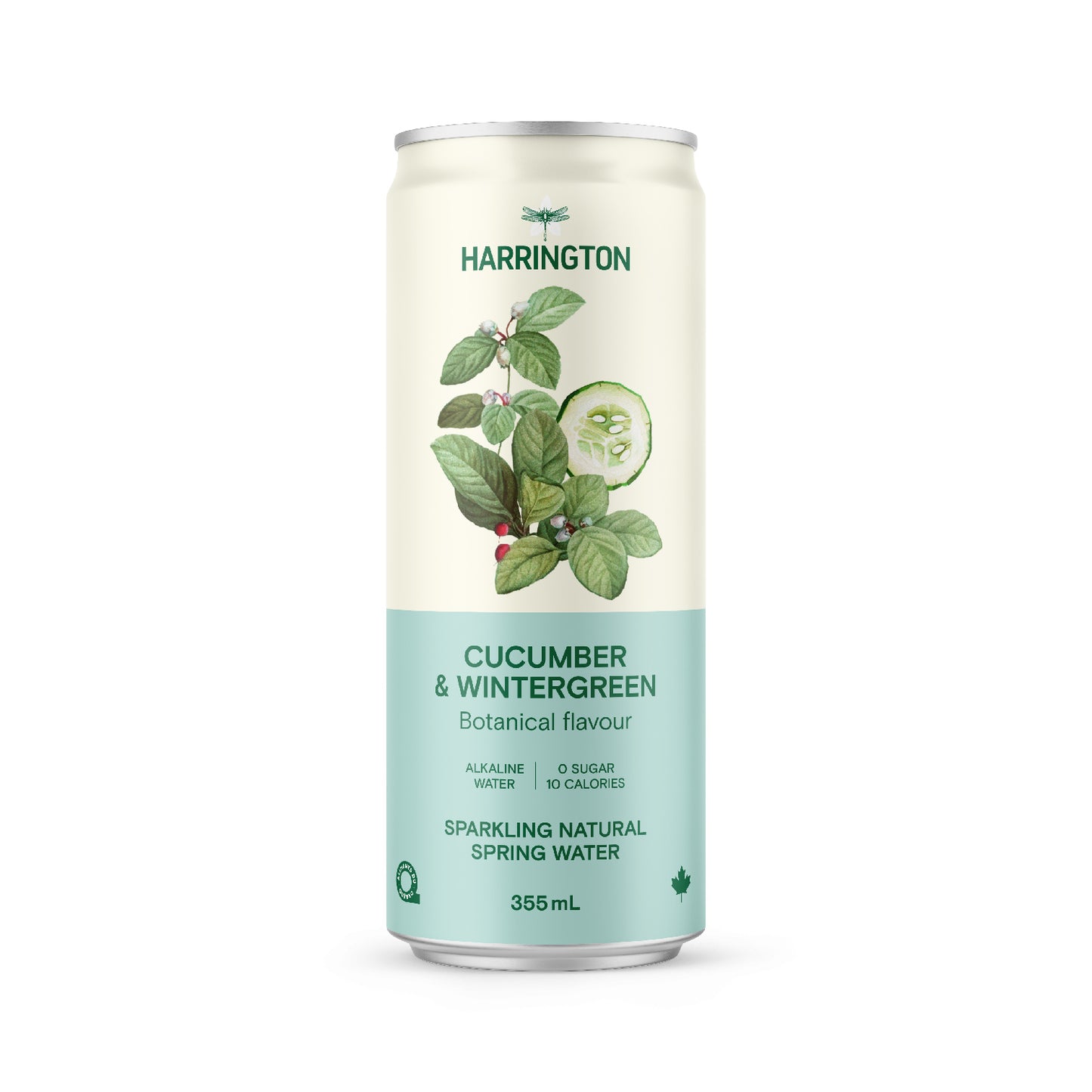 Eau pétillante botanique concombre & thé des bois - 4 canettes