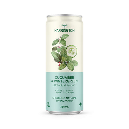 Eau pétillante botanique concombre & thé des bois - 4 canettes