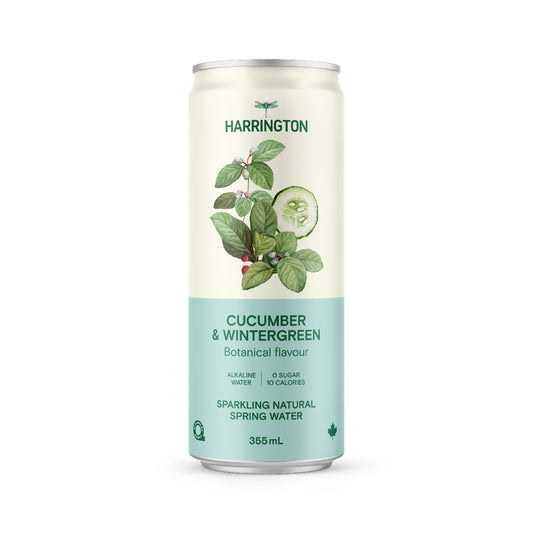Eau pétillante botanique concombre & thé des bois - 4 canettes