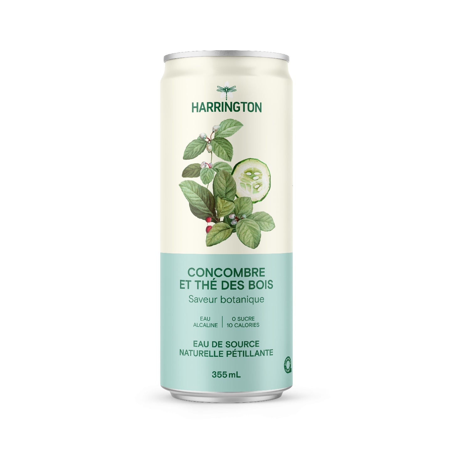 Eau pétillante botanique concombre & thé des bois - 4 canettes
