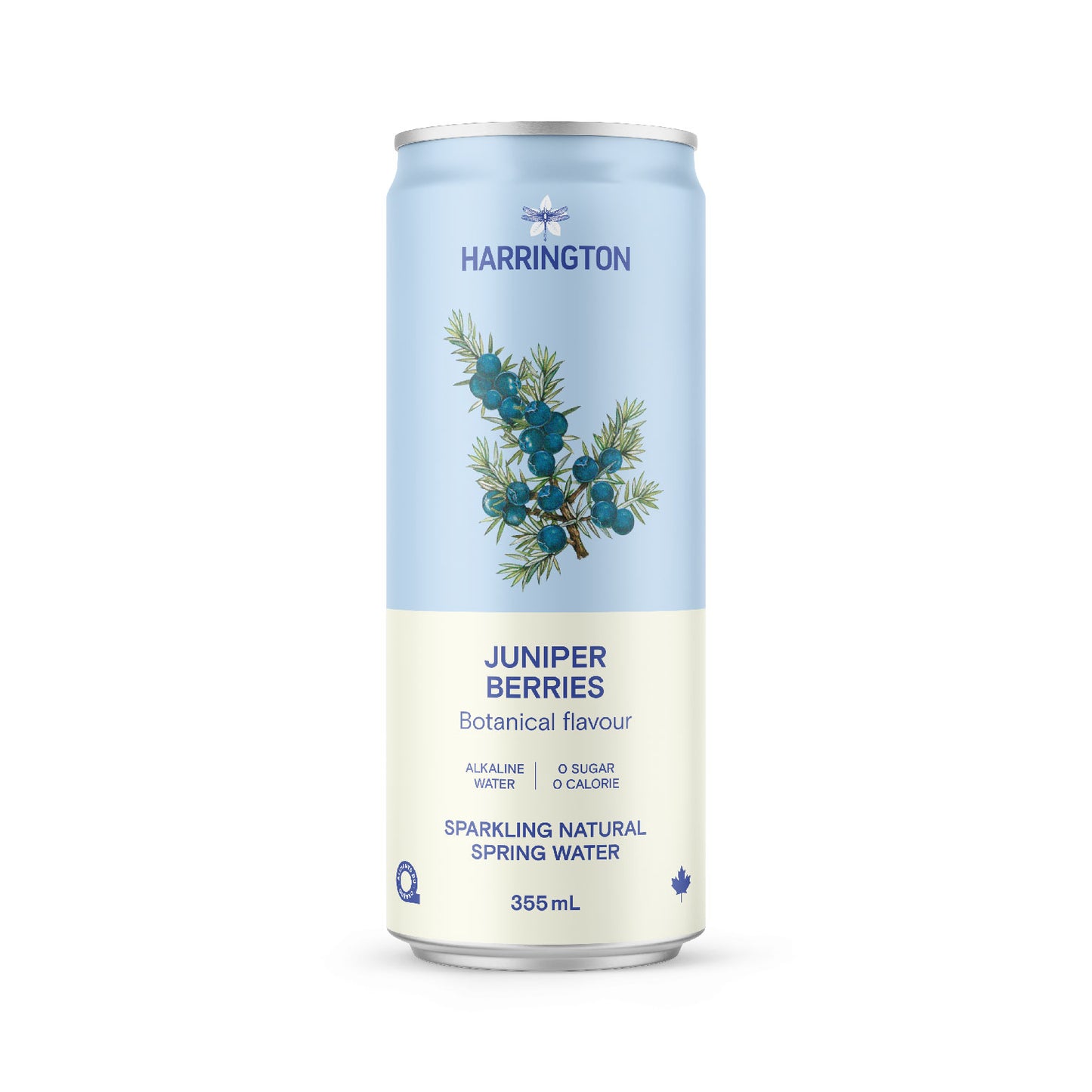 Eau pétillante botanique baie de genévrier - 4 canettes