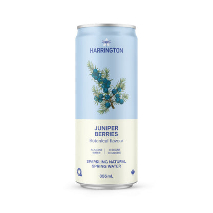 Eau pétillante botanique baie de genévrier - 4 canettes