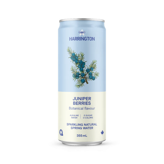 Eau pétillante botanique baie de genévrier - 4 canettes