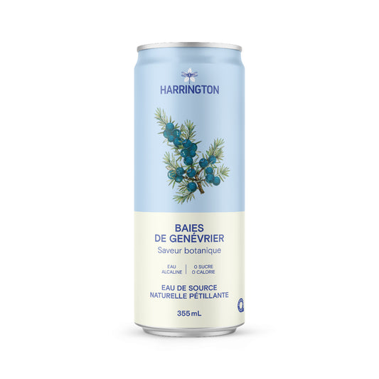 Eau pétillante botanique baie de genévrier - 4 canettes