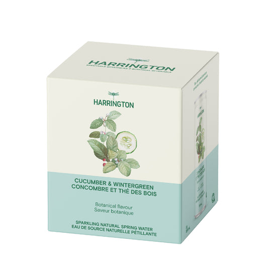 Eau pétillante botanique concombre & thé des bois - 4 canettes